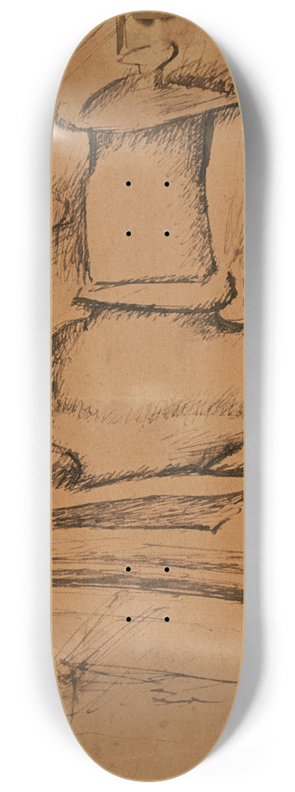 Juan Gris - Nature morte  la cafetire 8.25 inch art skate deck