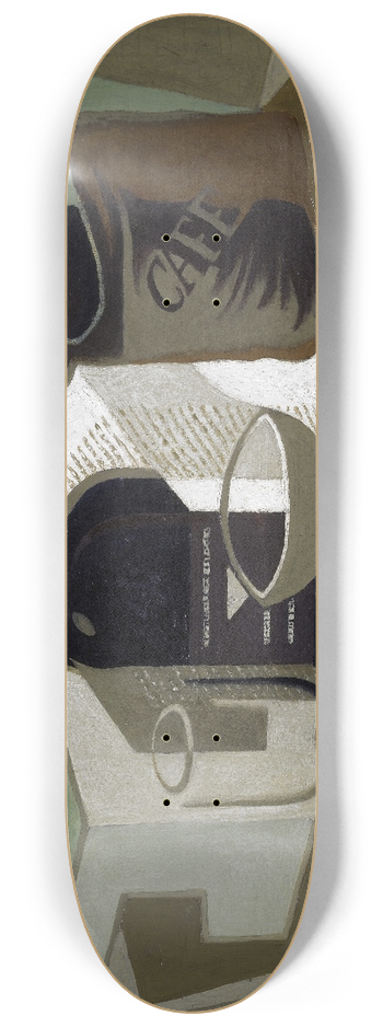 Juan Gris - The Bag of Coffee 8.25 inch art skate deck
