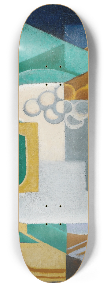 Juan Gris - Verre Et Fruits 8.25 inch art skate deck