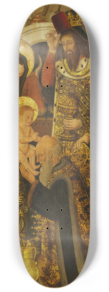 Juan Pons - Adoration of the Magi 8.25 inch art skate deck
