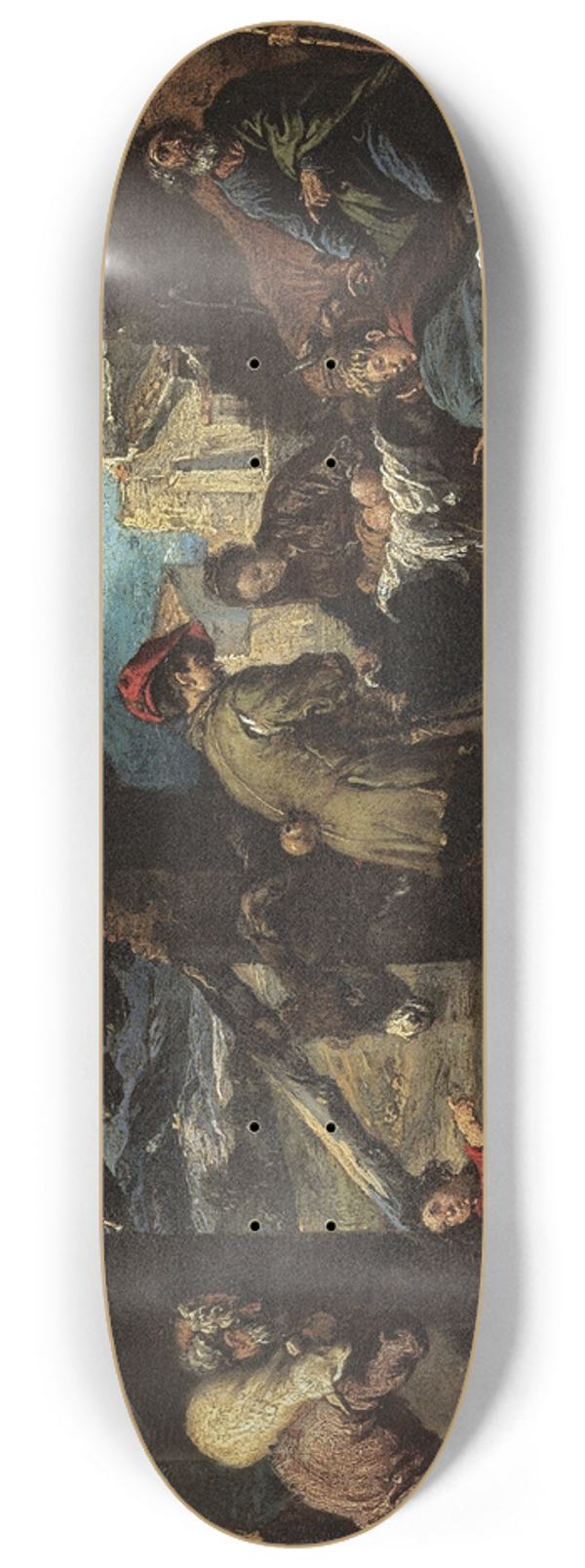 Juan Ribalta - The Adoration of the Shepherds 8.25 inch art skate deck