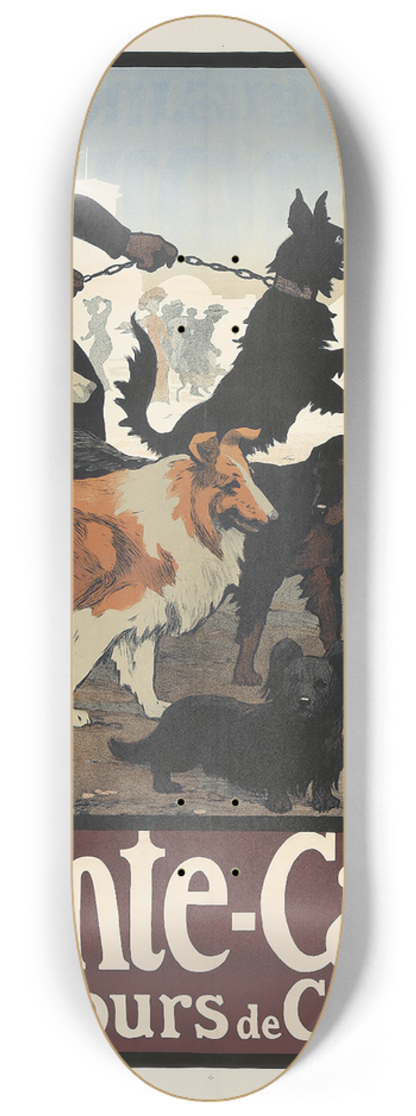Jules-Alexandre Grn - Monte-Carlo, Concours de Chiens 8.25 inch art skate deck