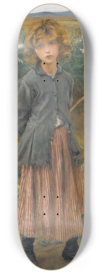 Jules Bastien-Lepage - Fleur Du Chemin (La Petite Bergre) 8.25 inch art skate deck