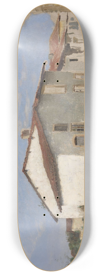 Jules Bastien-Lepage - Street in Damvillers 8.25 inch art skate deck