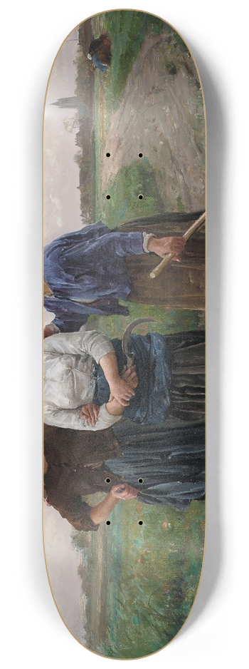 Jules Breton - Les amies 8.25 inch art skate deck