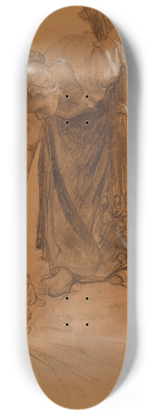 Jules Breton - Paysanne ramassant une gerbe dillettes 8.25 inch art skate deck
