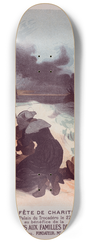 Jules Chret - Fte de Charit 8.25 inch art skate deck