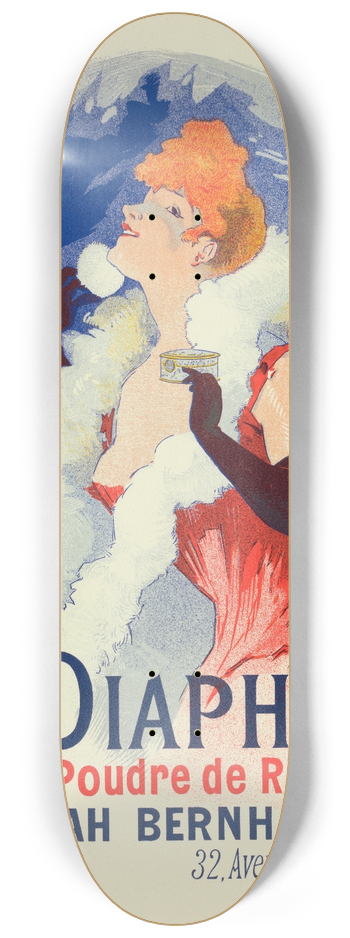 Jules Chret - La Diaphane 8.25 inch art skate deck