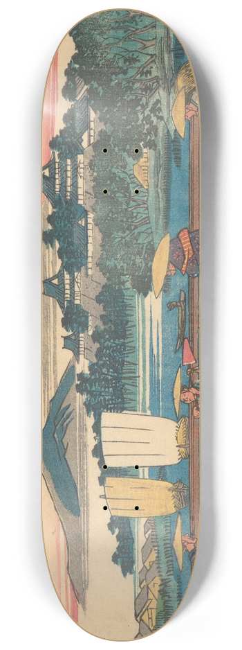 And Hiroshige - Yoshida 8.25 inch art skate deck