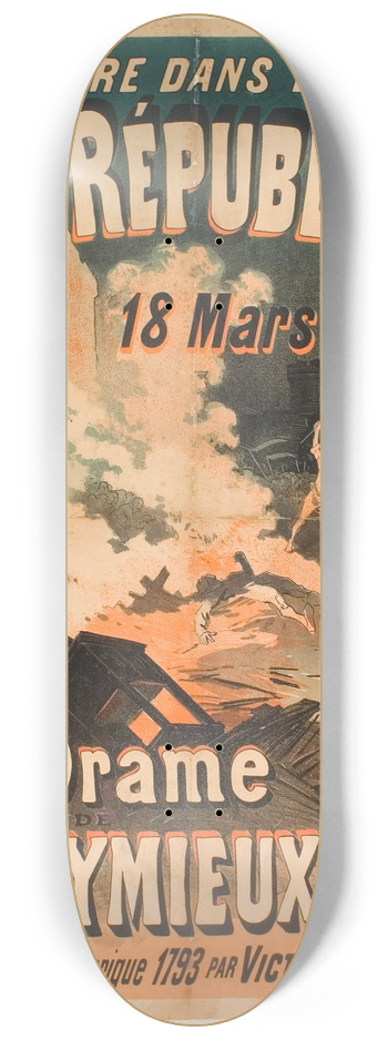 Jules Chret - Le drame de Poleymieux 8.25 inch art skate deck
