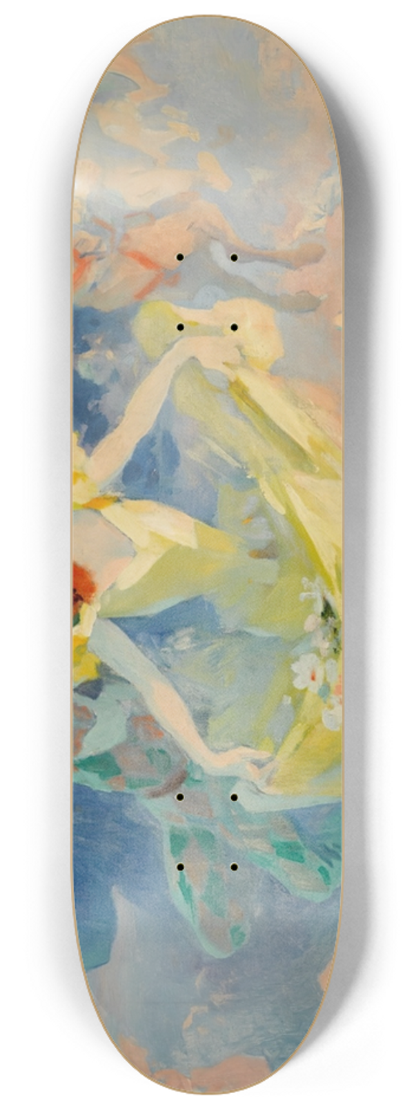 Jules Chret - Pierrotet Columbine 8.25 inch art skate deck