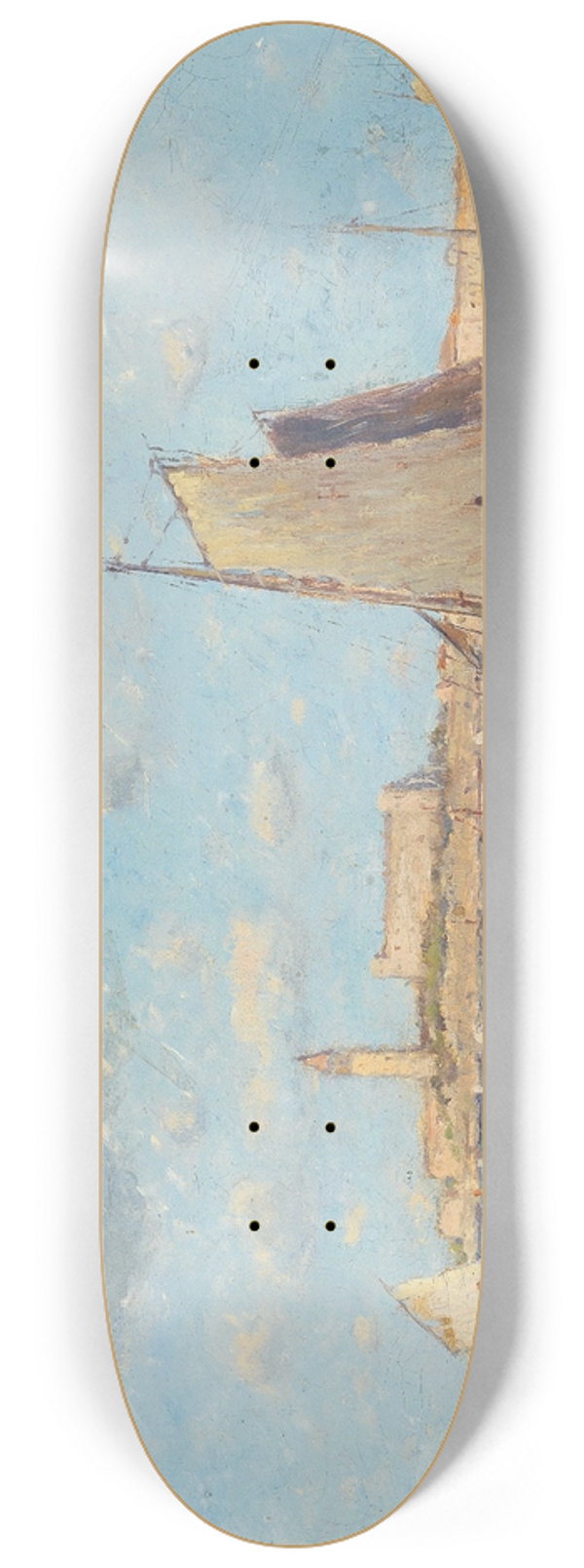 Andor Zllich Von Zllborn - Capodistria An Der Adria 8.25 inch art skate deck