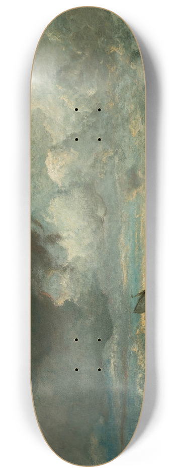 Jules Dupr - Barks Fleeing Before the Storm 8.25 inch art skate deck