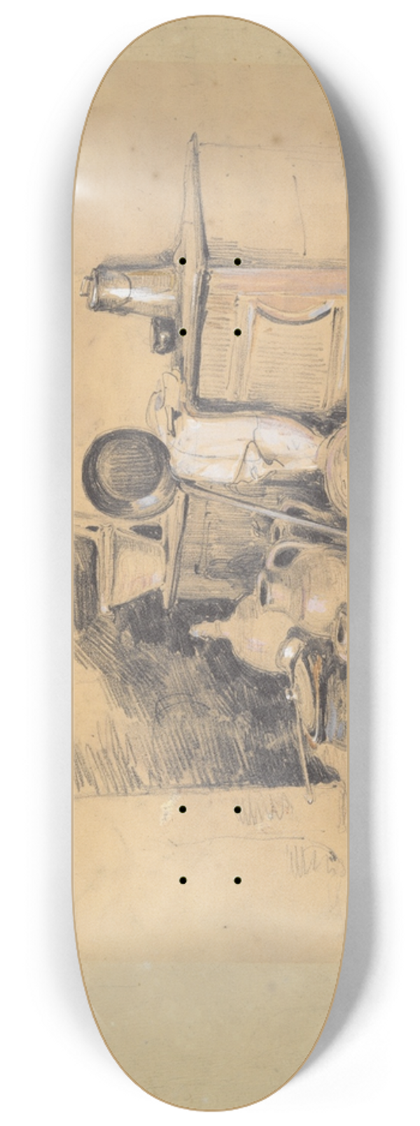 Jules Dupr - Still Life 8.25 inch art skate deck