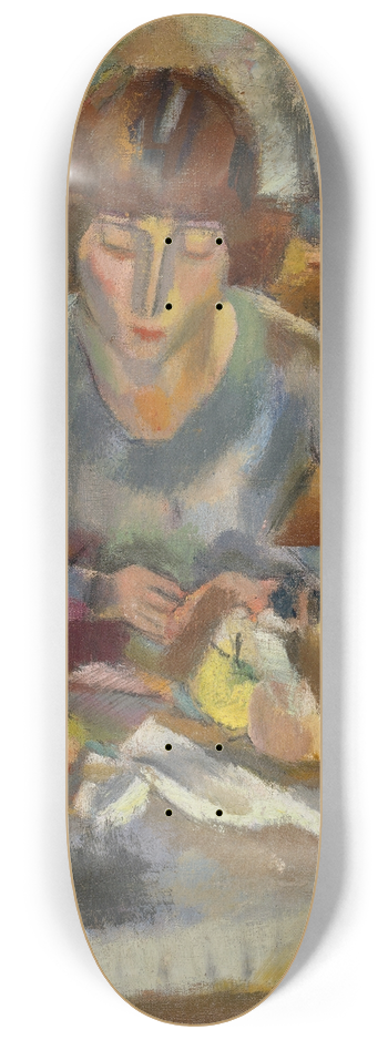 Jules Pascin - Hermine David Devant La Table 8.25 inch art skate deck