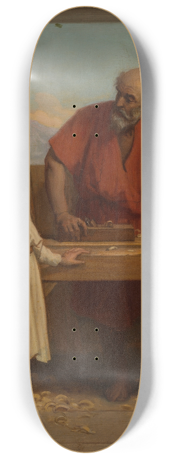 Jules Richomme - Saint Joseph et lEnfant 8.25 inch art skate deck