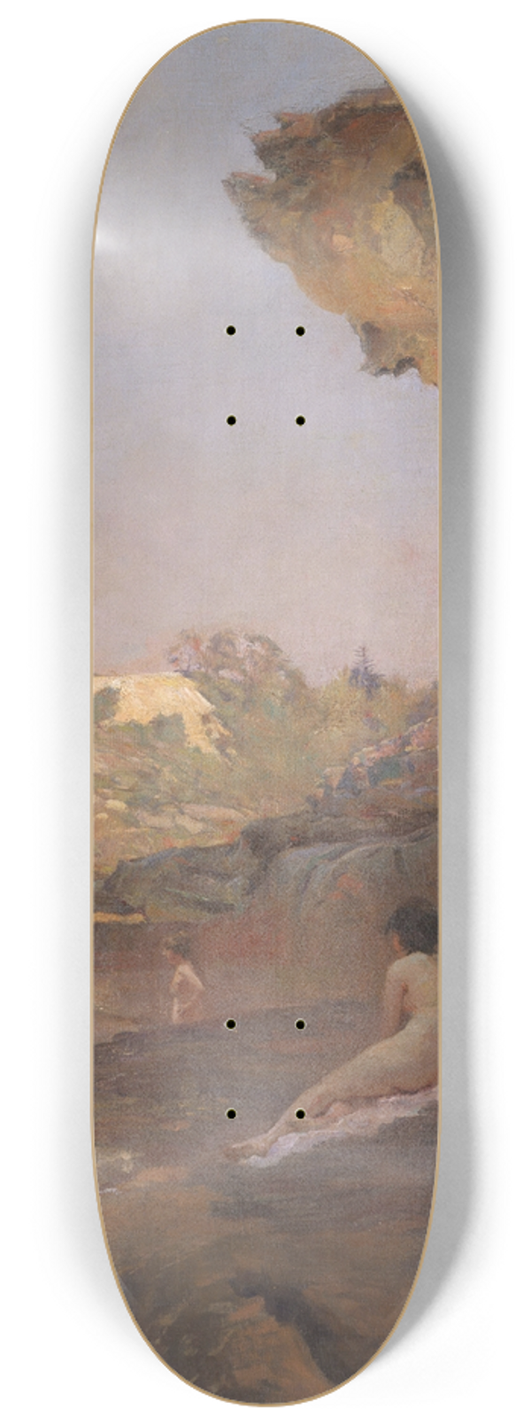 Julian Ashton - Tamarama Beach, forty years ago, a summer morning 8.25 inch art skate deck