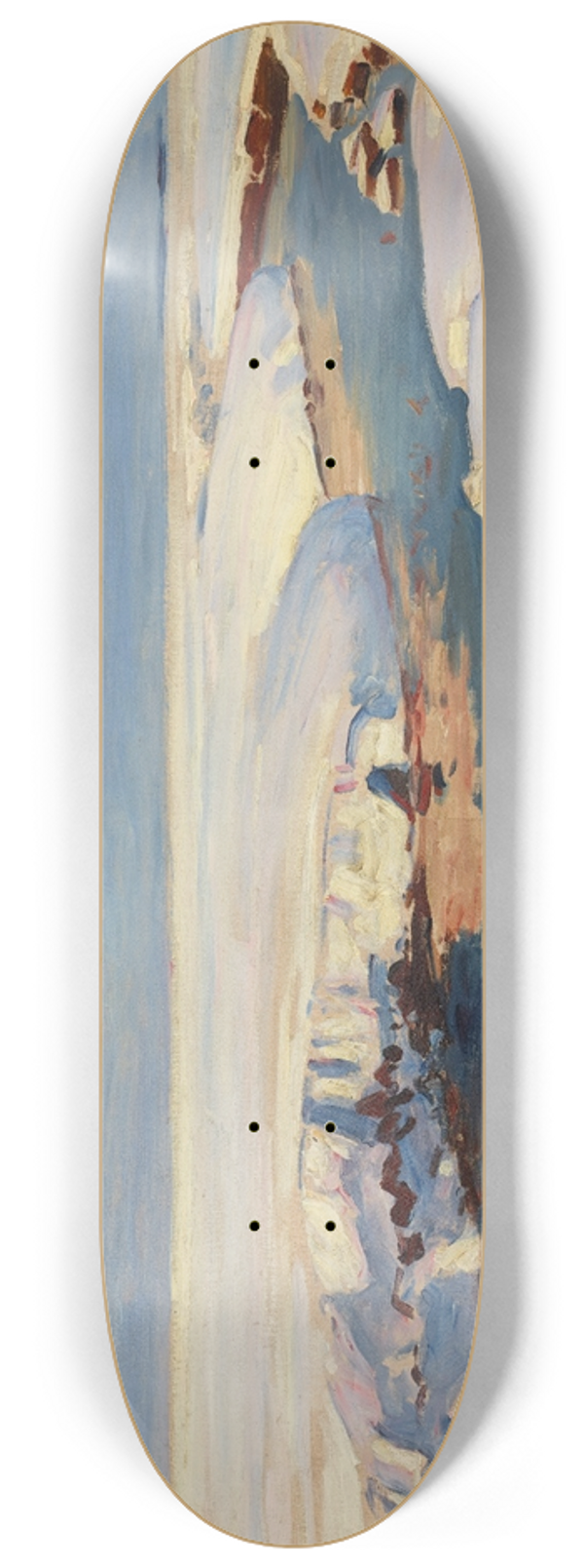 Julian Falat - Winter Landscape 8.25 inch art skate deck
