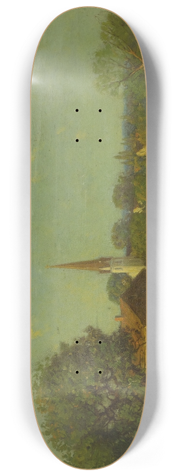 Julian Onderdonk - Untitled Pioneer Church 8.25 inch art skate deck