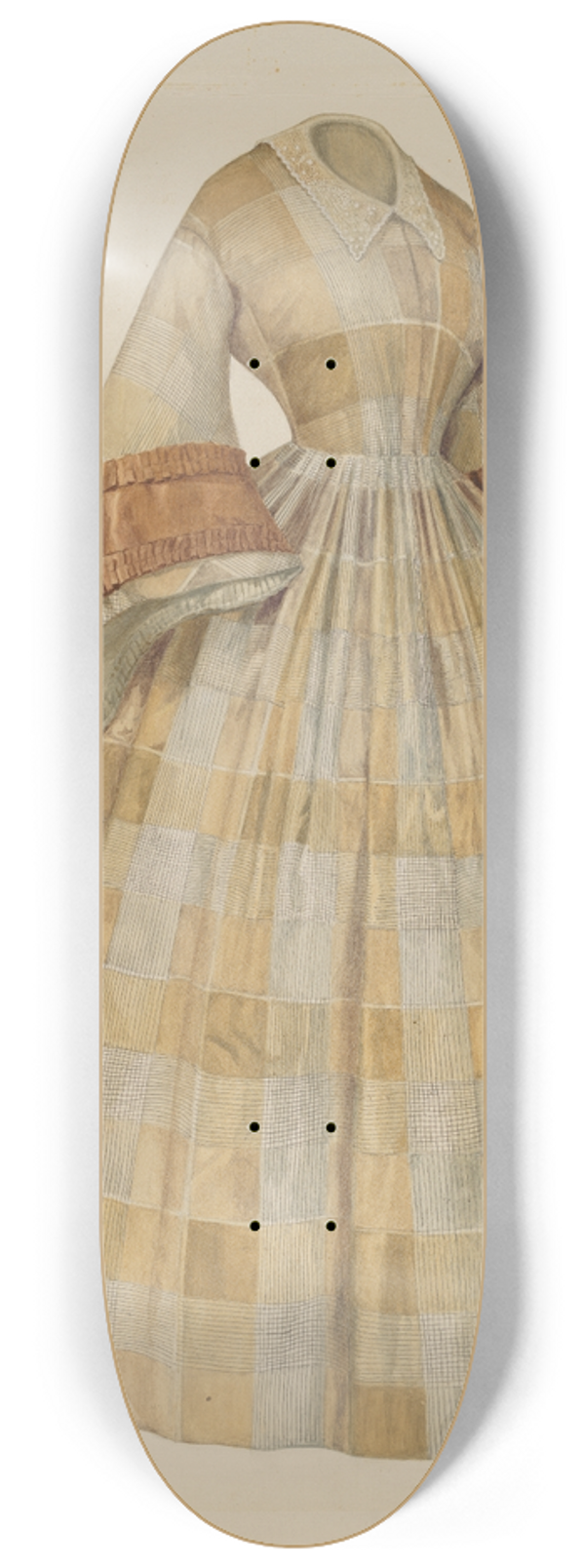 Julie C. Brush - Dress 8.25 inch art skate deck