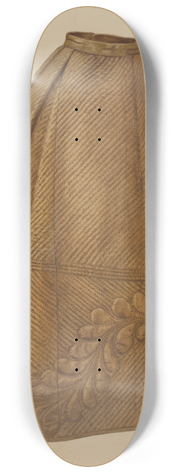 Julie C. Brush - Quilted petticoat 8.25 inch art skate deck
