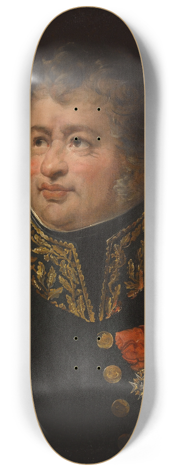 Julie Hugo - Le gnral Joseph-Leopold Sigisbert Hugo 8.25 inch art skate deck