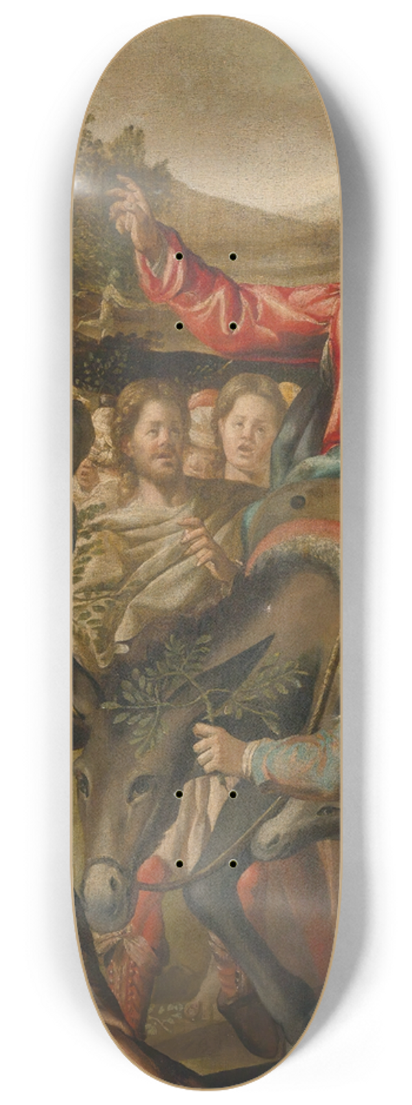 Andrea Boscoli - Christs Entry Into Jerusalem 8.25 inch art skate deck