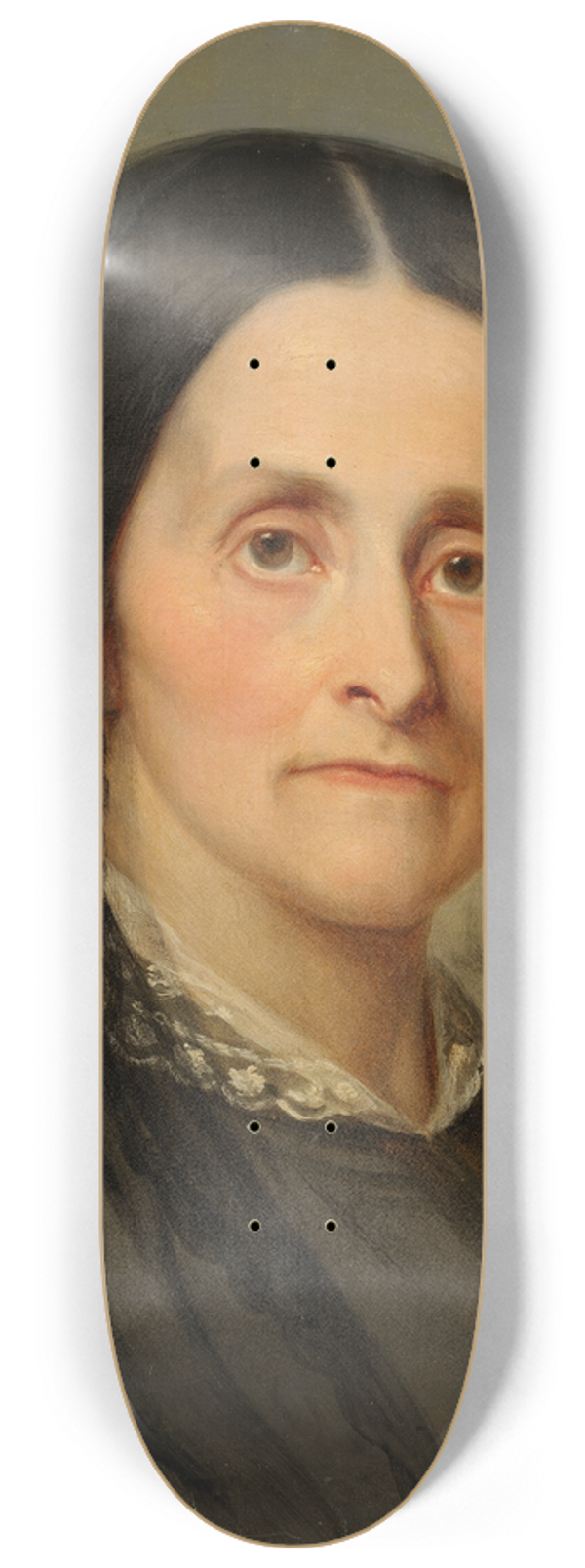 Julie Wilhelmine Hagen-Schwarz - Portrait of Nathalie Hagen 8.25 inch art skate deck