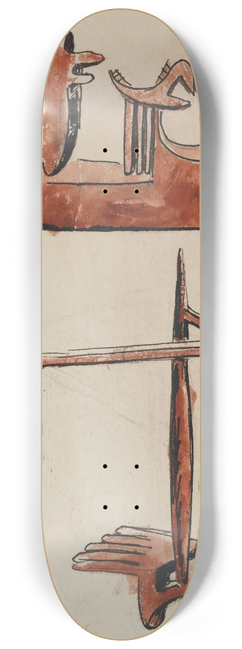 Julio Gonzlez - Abstrait 8.25 inch art skate deck