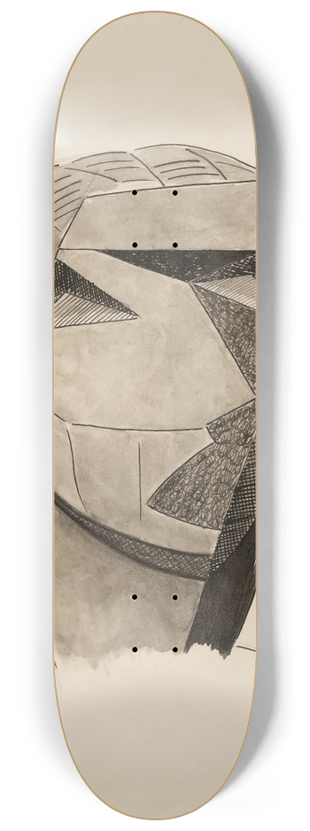 Julio Gonzlez - Tte cubiste 8.25 inch art skate deck