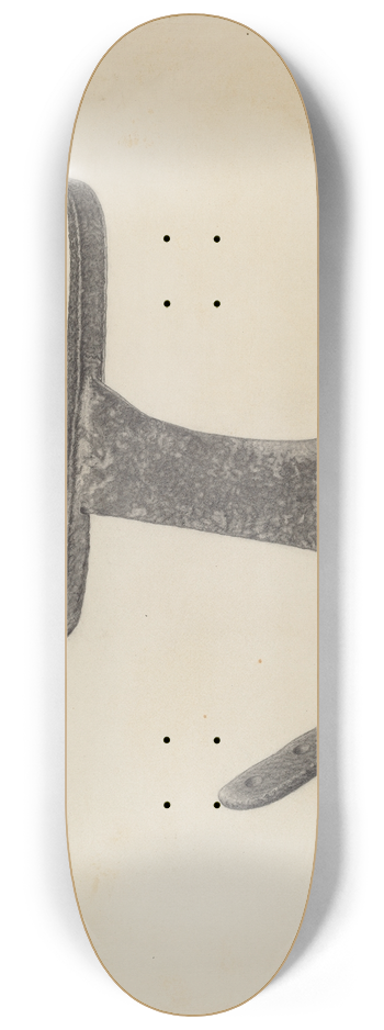 Julius Bellamy - Foot Scraper 8.25 inch art skate deck