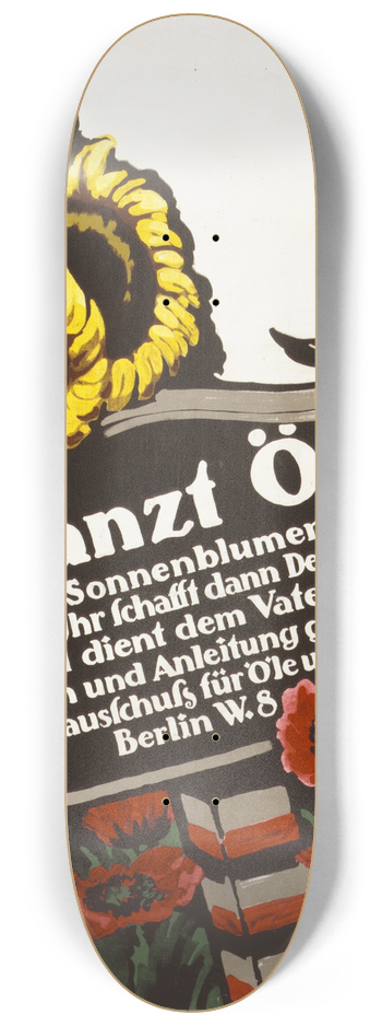 Julius Gipkens - Pflanzt l! 8.25 inch art skate deck