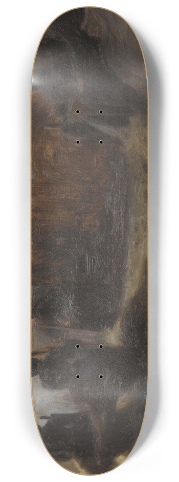 Julius Paulsen - Flax-beating at Tidsvilde, Sjlland 8.25 inch art skate deck