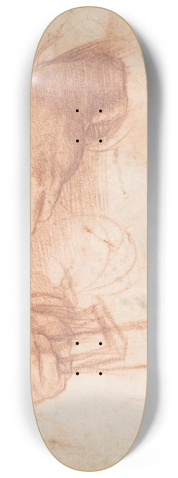 Andrea del Sarto - Studies of Hands 8.25 inch art skate deck