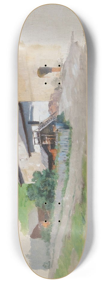 Julius von Blaas - Bauerngehft 8.25 inch art skate deck