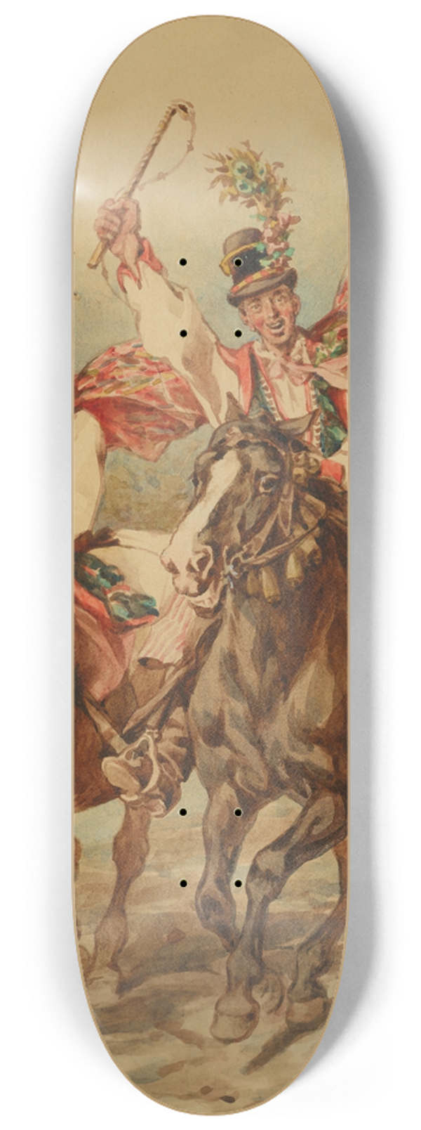 Juliusz Kossak - Groomsmen 8.25 inch art skate deck