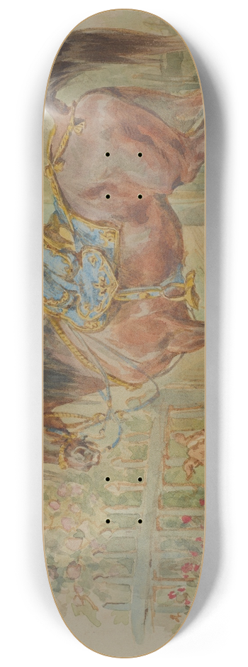Juliusz Kossak - Rest 8.25 inch art skate deck
