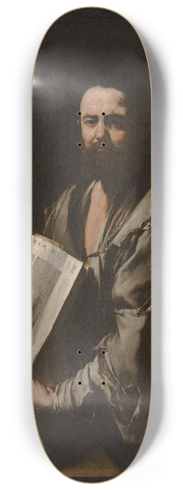 Jusepe de Ribera - Euclid 8.25 inch art skate deck