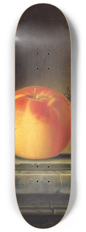 Justus Juncker - Still Life With Apple And Insects 8.25 inch art skate deck