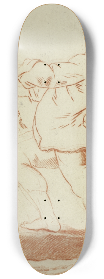 Andrea Lilio - Boy Holding Staff 8.25 inch art skate deck