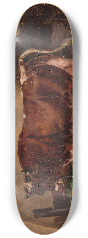 Jzef Brodowski - Ox in the barn 8.25 inch art skate deck