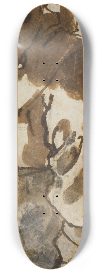 Andrea Lilio - Monk Turning Sideways 8.25 inch art skate deck