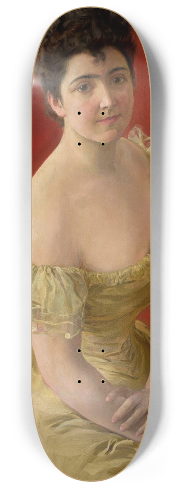 Jzef Mcina-Krzesz - Portrait of a lady 8.25 inch art skate deck