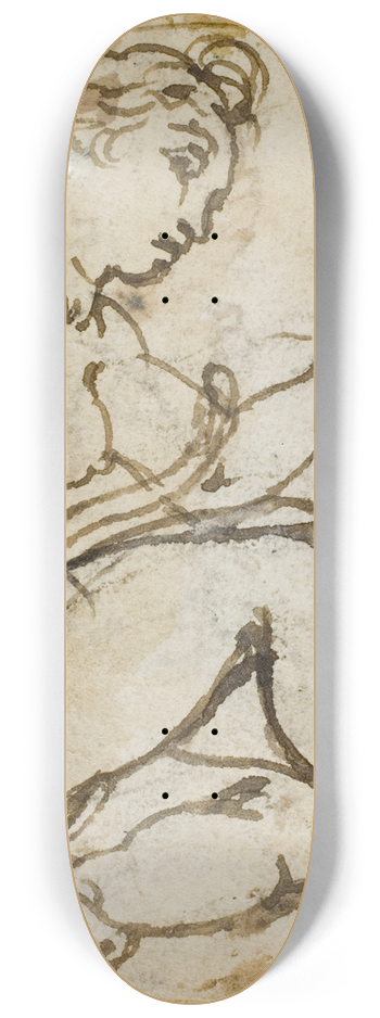 Andrea Lilio - Venus and Cupid 8.25 inch art skate deck