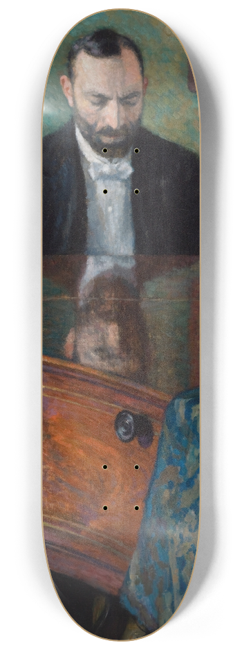 Jzef Pankiewicz - Jasieski at the Piano 8.25 inch art skate deck