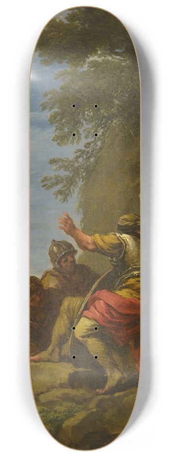 Andrea Locatelli - Bandits In A Rocky Landscape 8.25 inch art skate deck