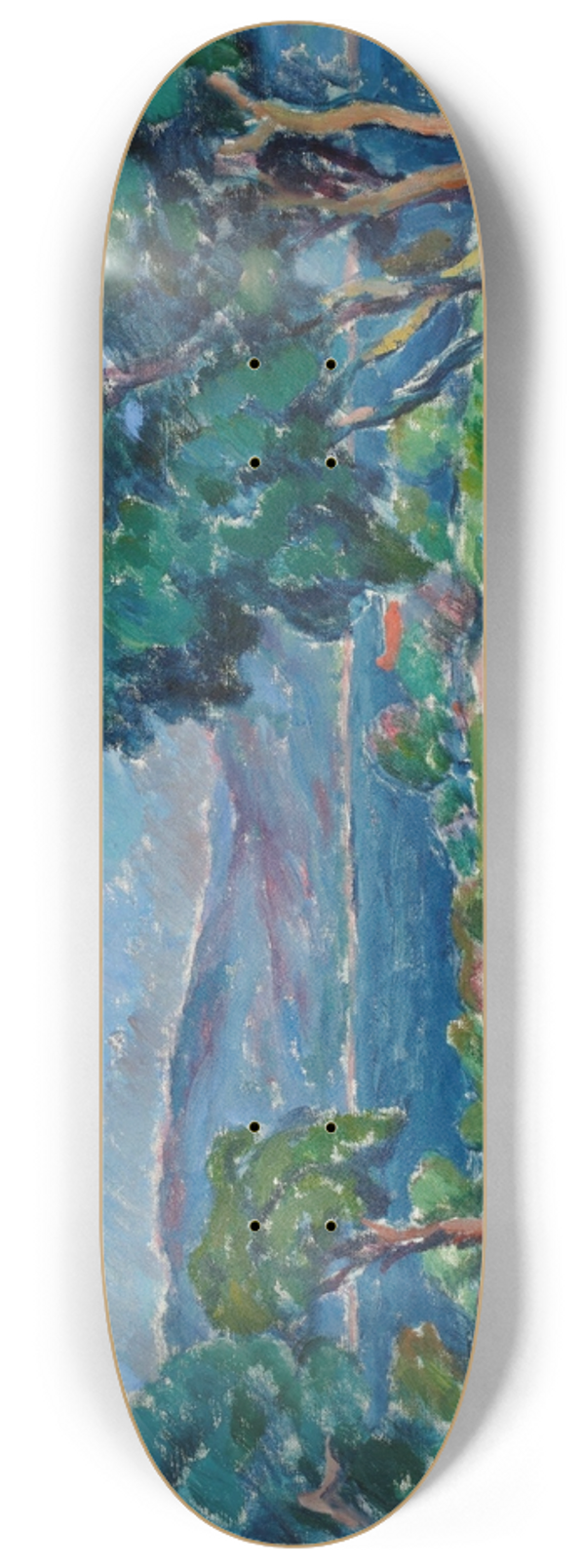 Jzef Pankiewicz - Road in Saint-Tropez 8.25 inch art skate deck
