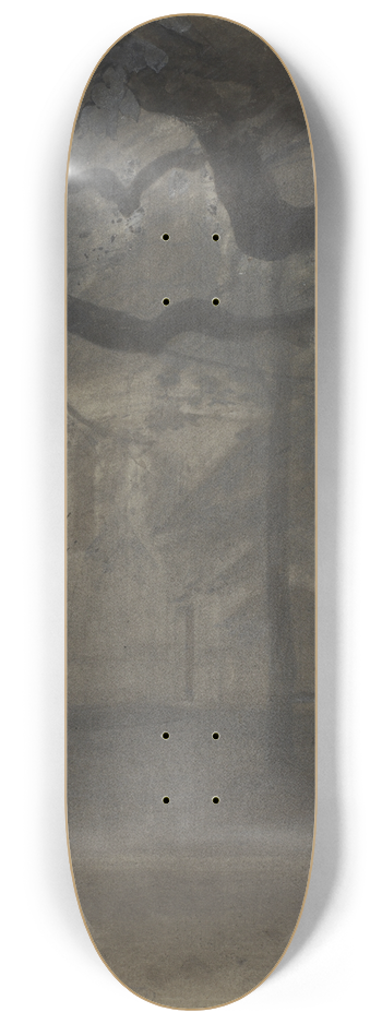 Jzef Pankiewicz - Shrine in a park (Duboj) 8.25 inch art skate deck