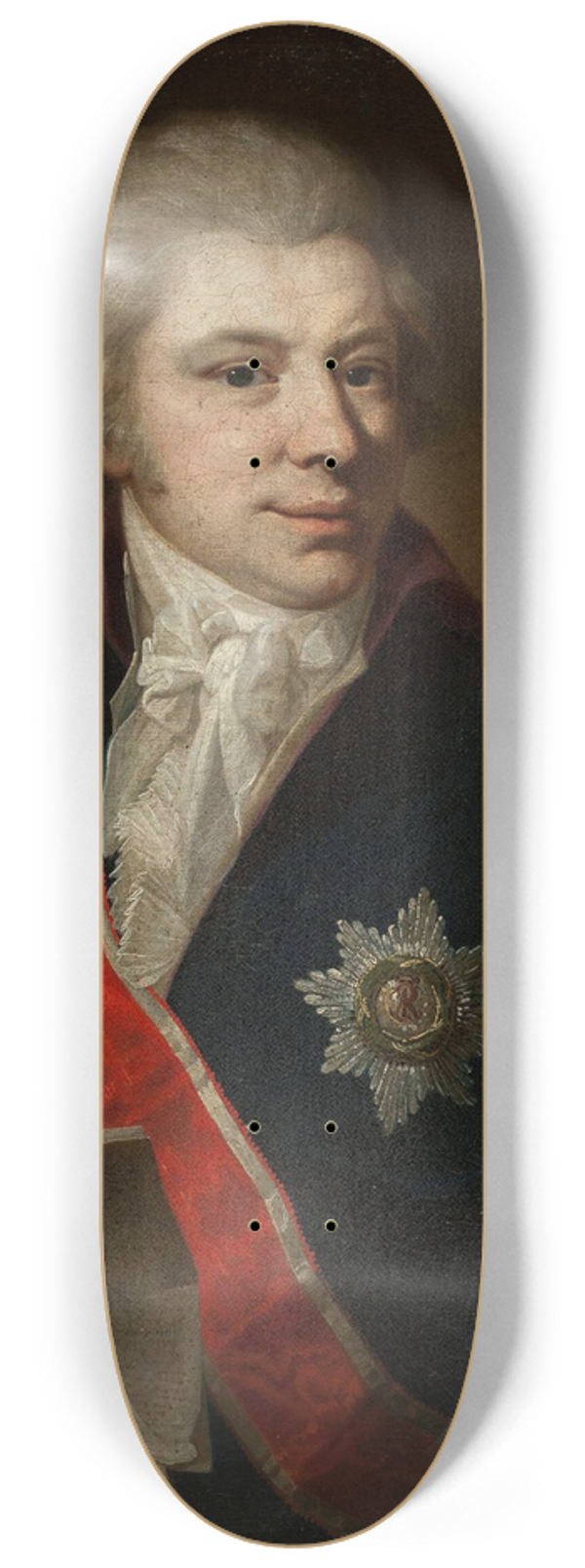 Jzef Peszka - Portrait of Jan Duklan Buchowiecki 8.25 inch art skate deck