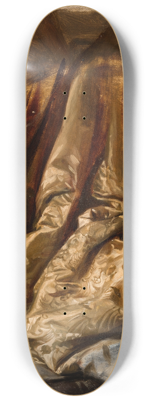 Jzef Simmler - Fragment of the Cover of Quinns Bed. Study to the Painting The Death of Barbara Radziwi 8.25 inch art skate deck